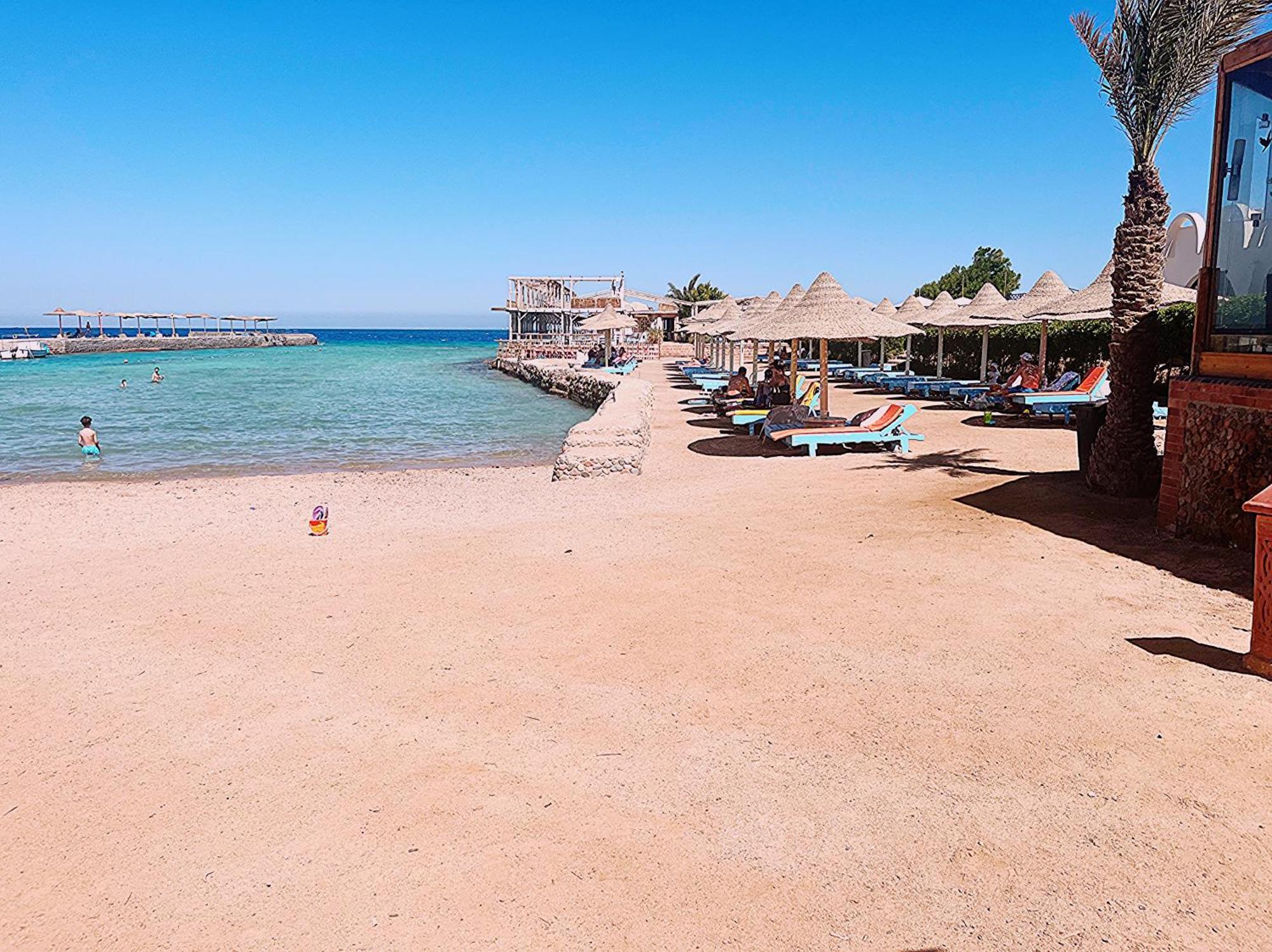 El Geisum Beach Hotel Hurghada Exteriör bild